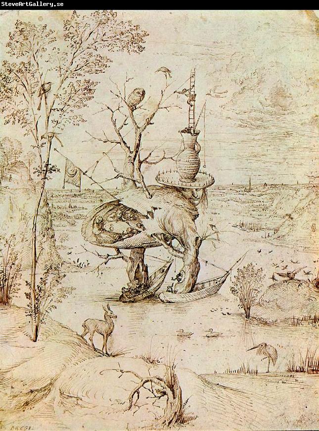 BOSCH, Hieronymus The Man-Tree  bfguty